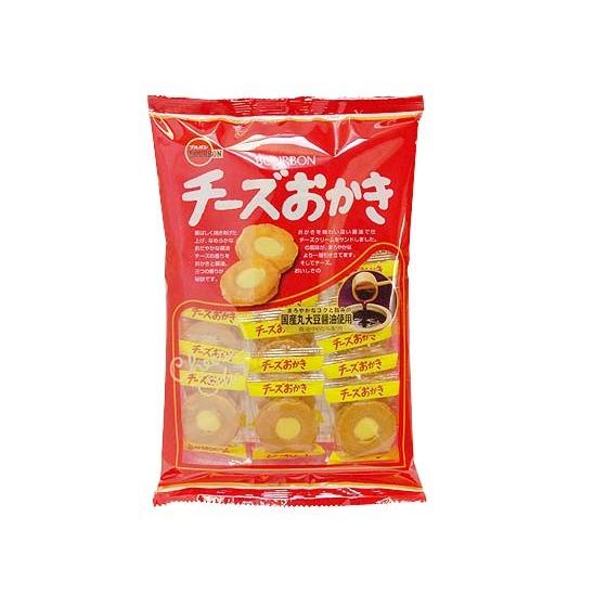 お菓子のまとめ売り・あられ・おかき系のお菓子 ブルボン チーズおかき 85g (8個入)