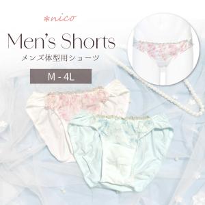 メンズショーツ 男性用ショーツ メンズ体型用ショーツ 男性用女性下着 パンティ M L LL 3L 4L [★メール便OK]