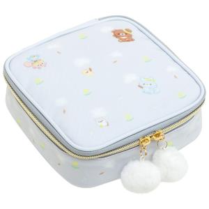 リラックマ たんぽぽとふたごのハムスターテーマ スクエアポーチ CA23901