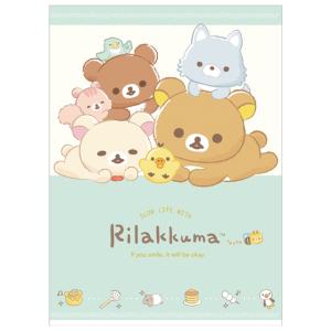 (2) リラックマ ダブルクリアホルダー グリーンアップ　FA07502