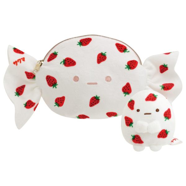 すみっコぐらし すみっコぐらし×サクマいちごみるくキャンディテーマ てのりぬいぐるみセット　MO95...