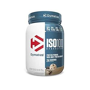 Dymatize Nutrition, ISO 100 Hydrolyzed 100% Whey Protein Isolate, Cookies &＿並行輸入品