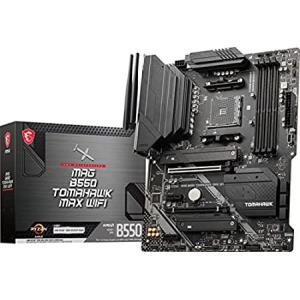 MSI MAG B550 Tomahawk MAX WiFi Gaming Motherboard (AMD AM4, DDR4, PCIe 4.0,＿並行輸入品