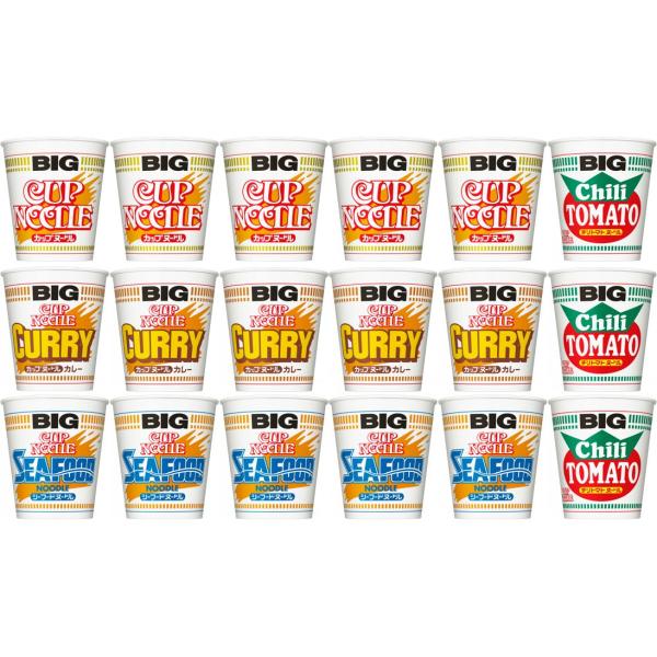 カップヌードル BIG 4種 カップヌードル シーフードヌードル カレーヌードル チリトマトヌードル...