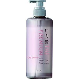 クラシエ いち髪 THE PREMIUM シルキースムース エクストラダメージケア シャンプー ポンプ 480ml 3個セット