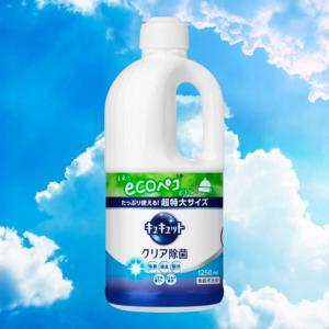 花王 キュキュット 食器用洗剤 クリア除菌 つめかえ用 ジャンボサイズ 1250ml