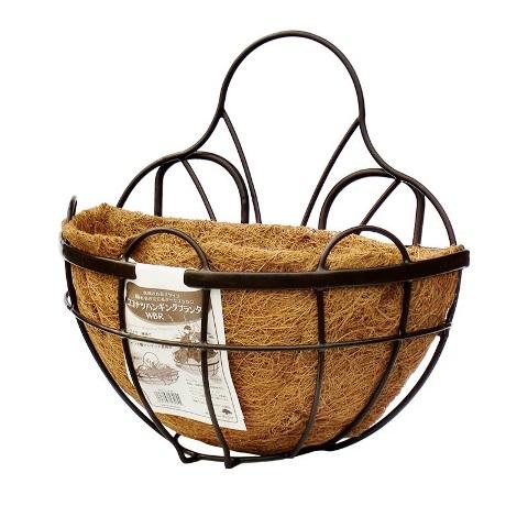 ハンギングバスケット 壁掛けタイプ 30cm 不織布マット付き