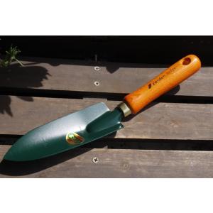 シャベル 焼入移植ゴテ 細 グリーン スコップ