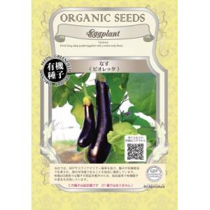 有機種子 固定種 なす 種 ビオレッタ ナス 20粒 2026年5月期限
