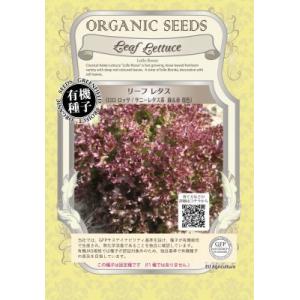 有機種子 固定種 リーフレタス ロロロッサ 0.8g 種 サニー系 小袋 2026年5月期限