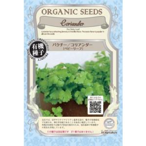有機種子 固定種 パクチー ベビーリーフ ５ｇ 種 コリアンダー 2026年11月期限