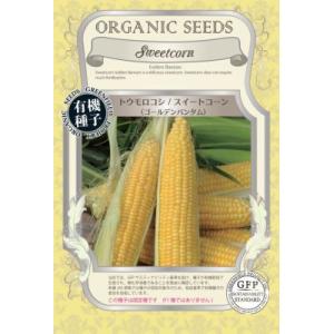 有機種子 固定種 スイートコーン ゴールデンバンタム 30粒 種 とうもろこし 2026年11月期限