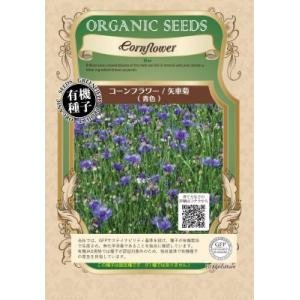 有機種子 固定種 コーンフラワー 100粒 種 矢車菊（青色）エディブルフラワー 2026年11月期...