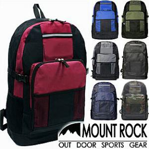 A825 送料無料 MOUNT ROCK　大型リュックサック#33037特大ディパック軽量多機能37L大容量DパックチェストベルトMOUNT ROCK 大型 リュック サック 防災かばんに｜nicolife