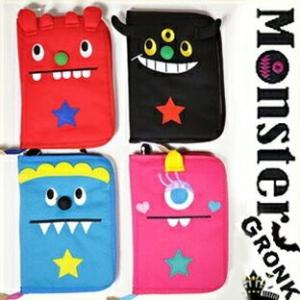 MBB809 メール便送料無料 Monster GRONK ベビーマルチケース 母子手帳ケース, 02697モンスターグロンクMonsterベビーマルチケースポエティックPOETIC