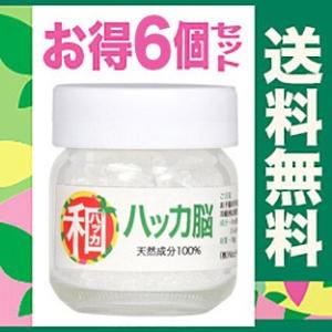 高級和ハッカ脳 超得6個セット 瓶入16g×6個 和はっか脳 天然成分100% A890和ハッカ油から製造した生ハッカ結晶 クリスタルミント・l-メントール 和種ハッカ脳｜nicolife