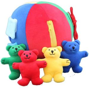 布 おもちゃ 赤ちゃん 1歳 2歳 3歳 誕生日プレゼント　ベアボール