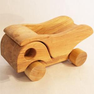 木のおもちゃ 車 木製 赤ちゃん 子供 2歳 3歳 4歳 誕生日プレゼント　ダンパートラック｜nicoly