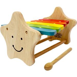 楽器 赤ちゃん 木のおもちゃ 1歳 2歳 3歳 子供 誕生日プレゼント　スマイリー シロフォン｜nicoly