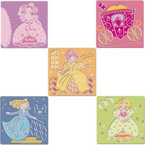 お絵かきセット 4歳 5歳 6歳 子供 誕生日プレゼント ステンシル プリンセス ウィルマート