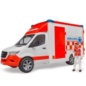 車のおもちゃ 砂場　MB 救急車（フィギュア付き）｜nicoly