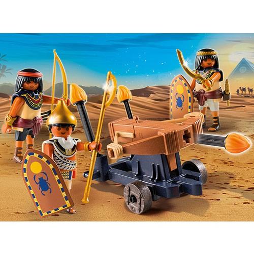 プレイモービル　エジプトの軍隊とバリスタ　ごっこ遊び 女の子 男の子 ミニチュア 子供 キッズ 幼児