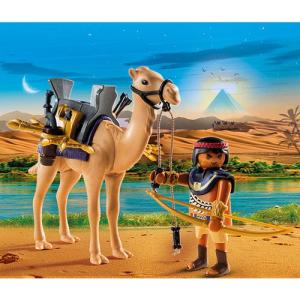 プレイモービル　エジプトの戦士とラクダ　ごっこ遊び 女の子 男の子 ミニチュア 子供 キッズ 幼児｜nicoly