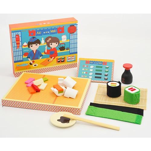 ままごと キッチン 食材 木のおもちゃ　アキ＆マキ