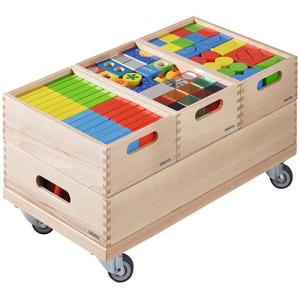 保育積木・カラー・全セット　積み木 ブロック 木のおもちゃ｜nicoly