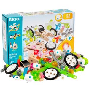 ブリオ BRIO　ビルダー ライト付セット　知育玩具 3歳 4歳 5歳 木のおもちゃ ネジ 組み立て｜nicoly