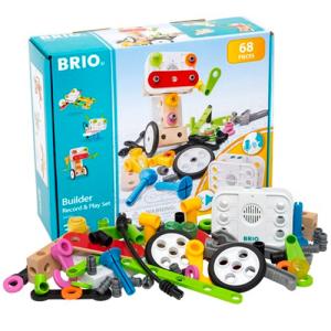 ブリオ BRIO　ビルダー レコード＆プレイセット　知育玩具 3歳 4歳 5歳 木のおもちゃ ネジ 組み立て｜nicoly