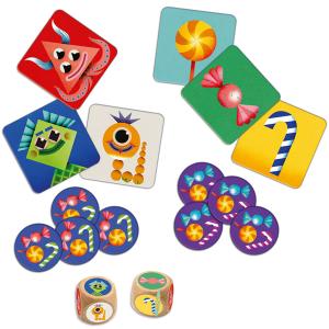 DJECO ジェコ　スウィート モンスター　カードゲーム 4歳 5歳 子供｜nicoly
