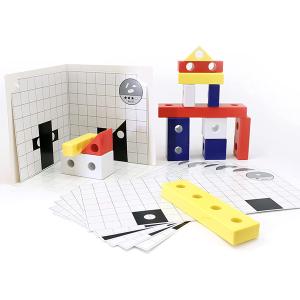 シャオール　コロンブスのつみき・3Dパズルセット　積み木 ブロック 4歳 5歳 6歳 知育玩具｜nicoly