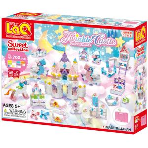 ラキュー LaQ　スイートコレクション トゥインクルキャッスル　ブロック 知育玩具 6歳 5歳 小学生 キッズ クリスマスプレゼント｜nicoly