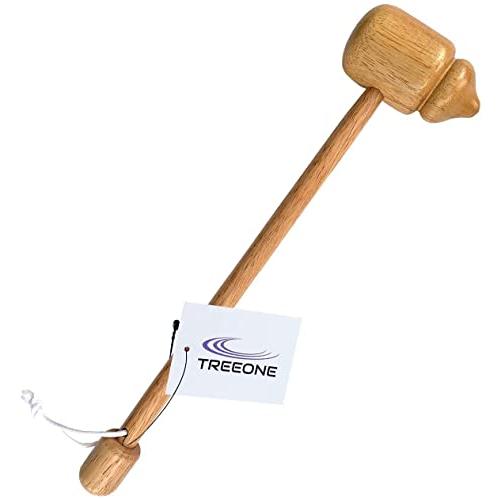 TREEONE 肩たたき棒 トントン叩いて肩こり解消 ツボも押せて1本2役 優しい肌触りの木製
