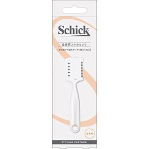 Schick(シック) 全身用 スキカミソリ メンズ ヘアトリマー ホワイト (1本入)｜nicomagasin