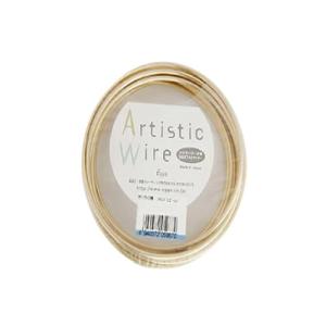 Artistic Wire(アーティスティックワイヤー) カラーアルミ線 シャンパンゴールド 2.5mm×10m｜nicomagasin