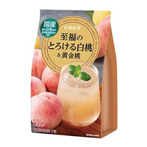 三井農林 日東紅茶 至福のとろける白桃&黄金桃 8本×3個｜nicomagasin