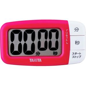 タニタ(Tanita) キッチン 勉強 学習 タイマー マグネット付き 大画面 100分 ピンク TD-394 PK でか見えタイマー