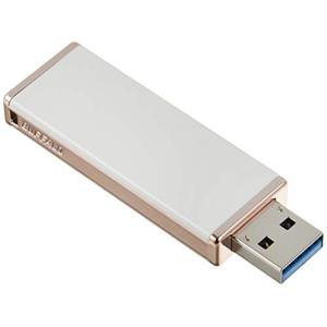 バッファロー BUFFALO 女性向け キャップレスデザイン USB3.0用 USBメモリー 32GB ロイヤルホワイト RUF3-JW32G-RW｜nicomagasin