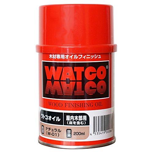 ワトコオイル ナチュラル W-01 200ML 油彩