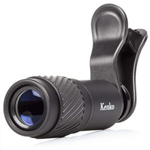 Kenko スマートフォン用交換レンズ REALPRO CLIP LENS テレ 7x クリップ式 望遠レンズ 単眼鏡兼用モデル 7倍 18口径 KRP-7t｜nicomagasin