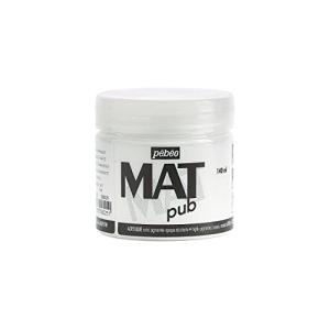 ペベオ ウォールアート用水性アクリル絵具 マットピュブ 140ml パーマネントホワイト25