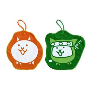 ダイカットタオル ネコ＆ネコ忍者セット