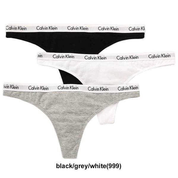 Calvin Klein(カルバンクライン)Tバック ビキニ 3枚セット レディース インナー 下着...