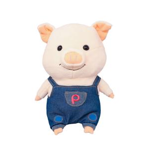 ぷーとん おでかけぬいぐるみ S デニム 座高18cm 内藤デザイン研究所