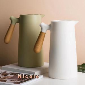 魔法瓶大容量保温魔法瓶ポット1L保温ポットおしゃれサーモジャグ家庭用キッチン用品家庭用品卓上ポット魔法びん敬老の日新生活台所用品