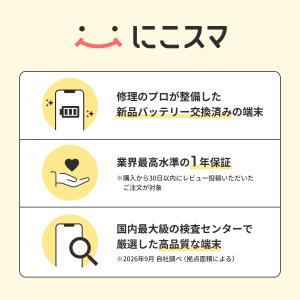 新品バッテリー100%【整備済み品】iPhon...の詳細画像1