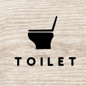 ステッカー トイレ TOILET ドア用 シン...の詳細画像2