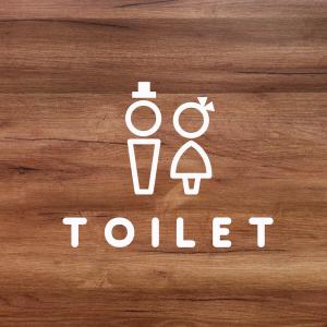 ステッカー トイレ TOILET ドア用 ルー...の詳細画像3
